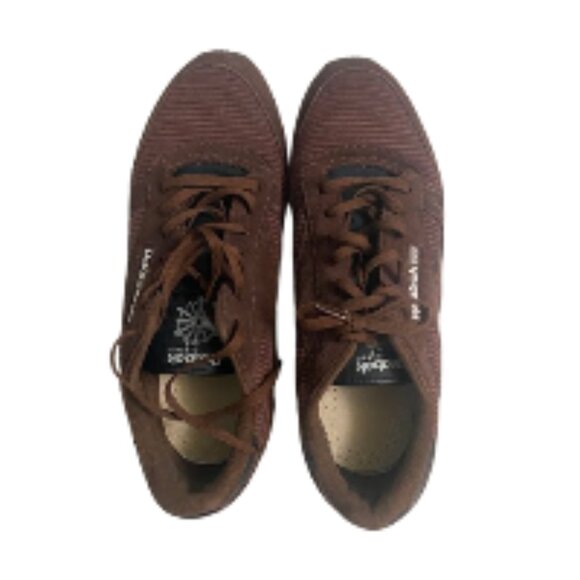 Reebok Classic Top Brown Leather Sneakers - Picture 2 of 8